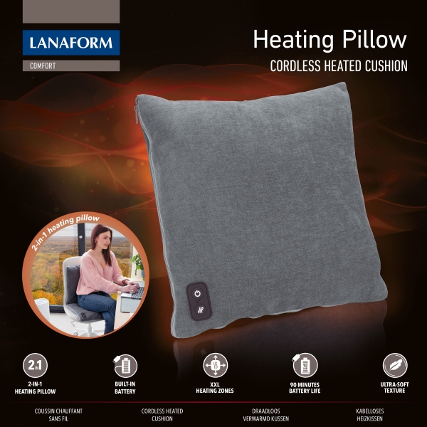 Grelna blazina 2 v 1, Lanaform Heating Pillow 